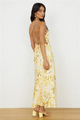 Maxikleid „For The Taking“ Gelb