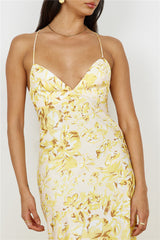 Maxikleid „For The Taking“ Gelb