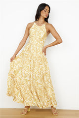 Take You Home Maxikleid Gelb