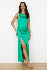 You Get Me Maxi-Kleid Grün
