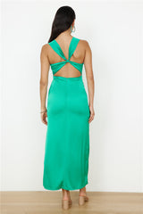 You Get Me Maxi-Kleid Grün