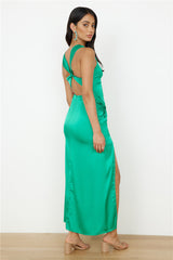 You Get Me Maxi-Kleid Grün