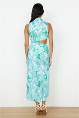 Kiss From The Ocean Midikleid Blau