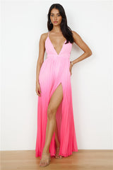 HELLO MOLLY Liebesbrief an dich Maxikleid Pink