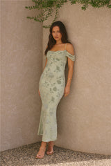 Tropical Tide Maxikleid Grün
