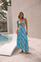 FORTUNATE ONE Serena Maxikleid Blau