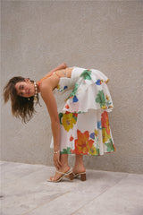 Floral Dreams Maxikleid Mehrfarbig