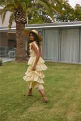 Dalia Maxikleid Gelb