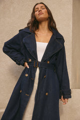 Taylah Trenchcoat Denim
