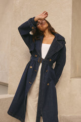Taylah Trenchcoat Denim