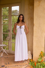Flüchtige Momente Maxikleid Weiß