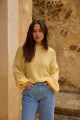 Mikale Strickpullover Gelb