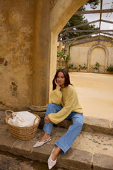 Mikale Strickpullover Gelb