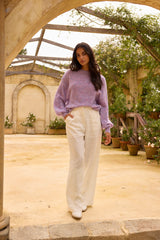 Mikale Strickpullover Lila