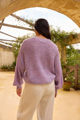 Mikale Strickpullover Lila