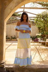 Lillis and Lemons Maxikleid Blau