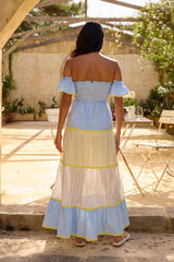 Lillis and Lemons Maxikleid Blau
