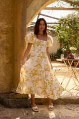 Guten Morgen Miss Maxi Kleid Gelb