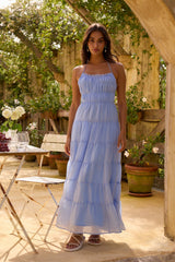 Ein Cloud Maxikleid Blau