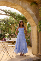 Ein Cloud Maxikleid Blau