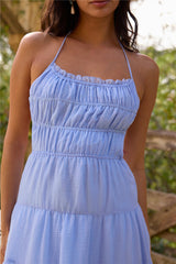 Ein Cloud Maxikleid Blau