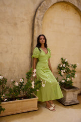 Remi Rounds Maxikleid Grün