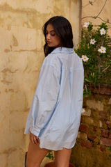 Saphirblaue Meer Shirt