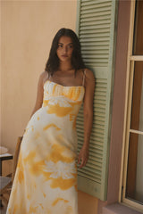 Golden Hour Maxikleid Gelb