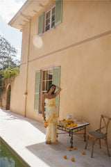 Golden Hour Maxikleid Gelb