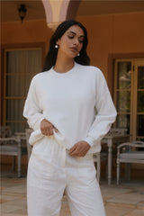 Fior Nights Pullover in Weiß