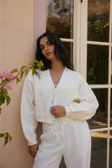 Bayview Cardigan Creme