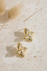 18K vergoldete Ohrringe „Shine Bright“ Gold