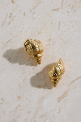 18 Karat vergoldet Find Your Shell Ohrringe