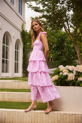 Fonder Moments Maxikleid Rosa