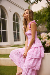 Fonder Moments Maxikleid Rosa