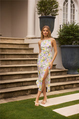 Vivid Garden Midikleid Lila