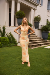 Maxikleid „Chasing Sunlight“ Orange
