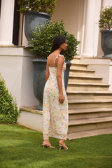 Liebes Delilah Maxikleid Gelb