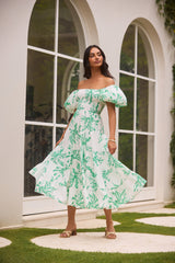 Guten Morgen Miss Maxi Kleid Grün