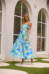 Coastal Paradise Midikleid mit Print
