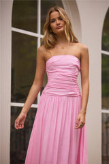 Pure Clarity Maxikleid Pink