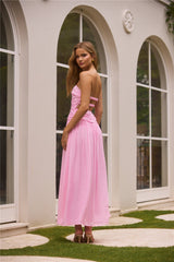 Pure Clarity Maxikleid Pink