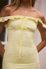 Du Strahst Minikleid Gelb