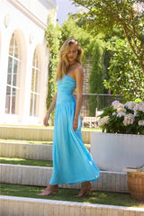 Maxikleid Pure Clarity Blau