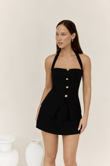 Delight-Neckholder-Top Schwarz