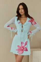 Fields Of Grace Minikleid Blau