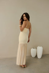 Just Right Mesh Maxikleid Gelb