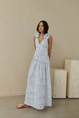 Maxikleid „Pretty Smile“ in Blau