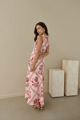 Haute Horizons Maxikleid Rosa