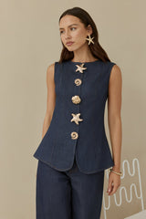 Seafarer Denim-Set Navy